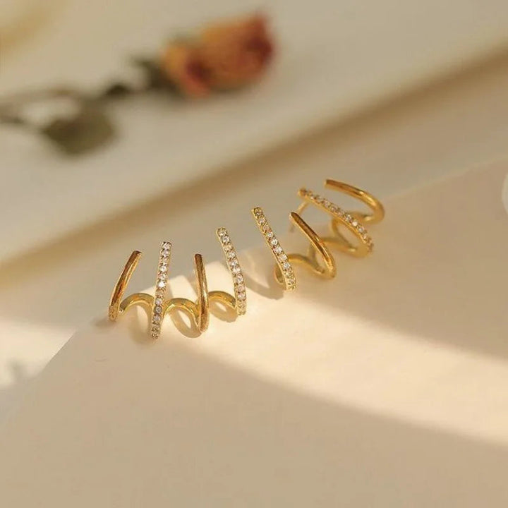 BowLift | Women’s Twist Earrings | Lightweight Statement Jewelry | Hypoallergenic Finish