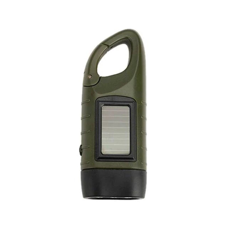 BowLift | Solar-Powered Waterproof Flashlight with Manual Charging – Compact Emergency LED Light for Outdoor and Home Use