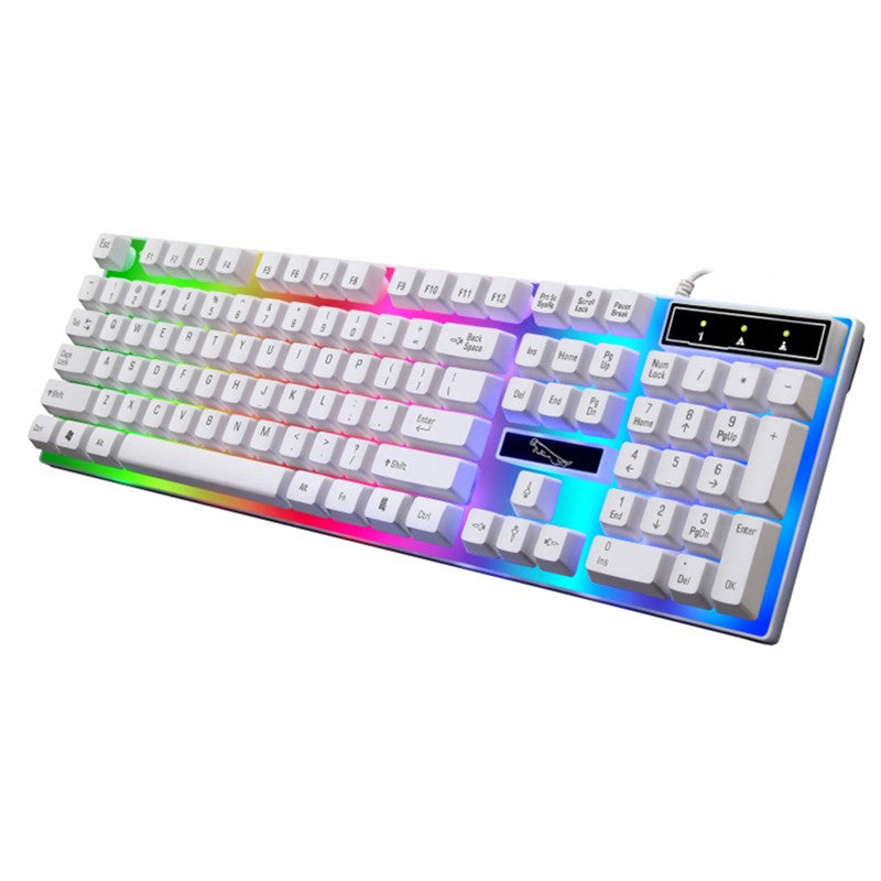 RGB Illuminated Gaming Keyboard and Precision Mouse Set Bowlift