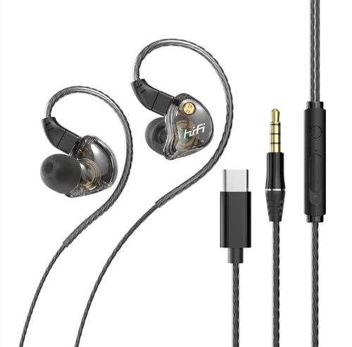 BowLift | HiFi In-ear Headphones, with High-quality Sound, Changeable Cable Design, Mounting Ear Design & Ergonomics, for Sports, Study & More