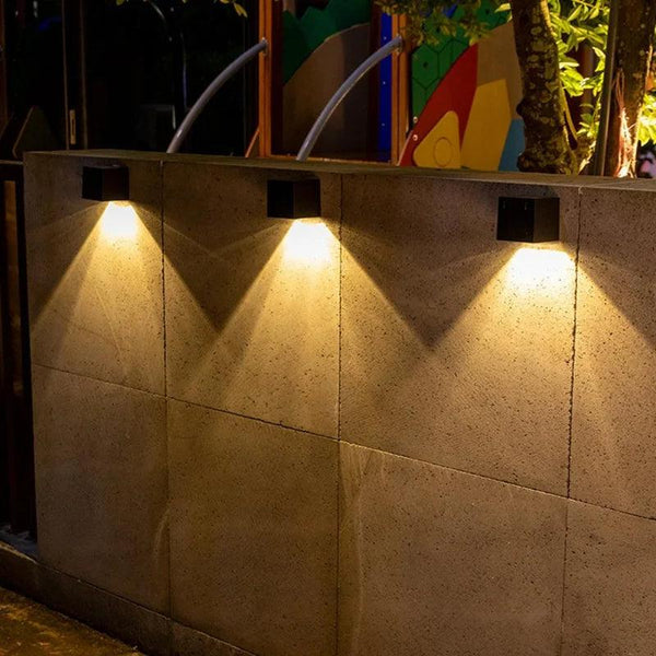 2 in 1 Solar Wall Light for Outdoors | Bowlift