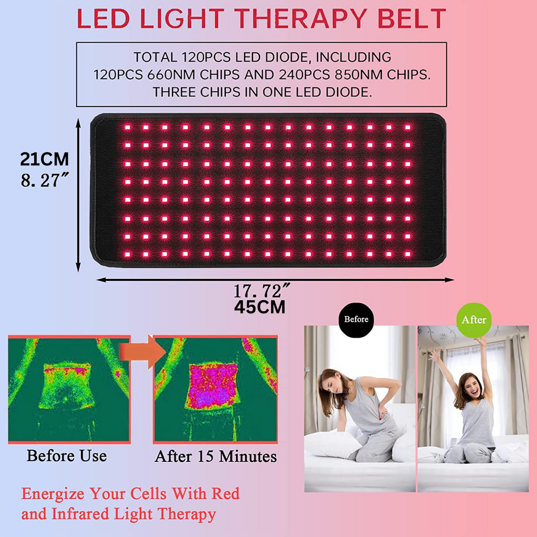 BowLift | Medical-Grade At-Home Infrared Light Therapy Pad Belt For Pain Relief