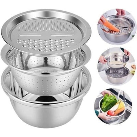 BowLift | Stainless Steel Fine Mesh Strainer Set