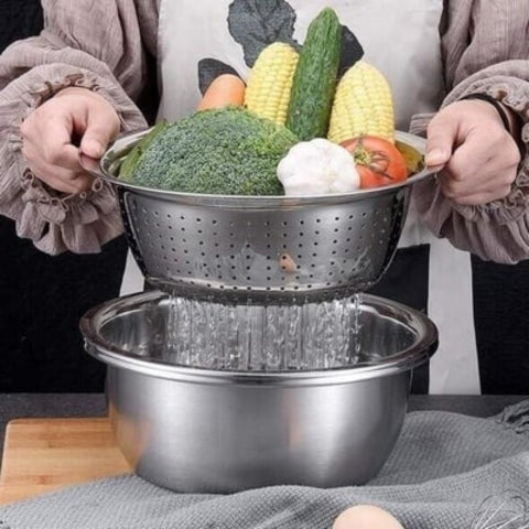 BowLift | Stainless Steel Fine Mesh Strainer Set