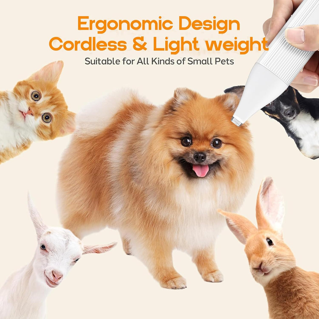 4-in-1 Cordless Pet Grooming Clippers with Nail Grinder – Velporo Bowlift