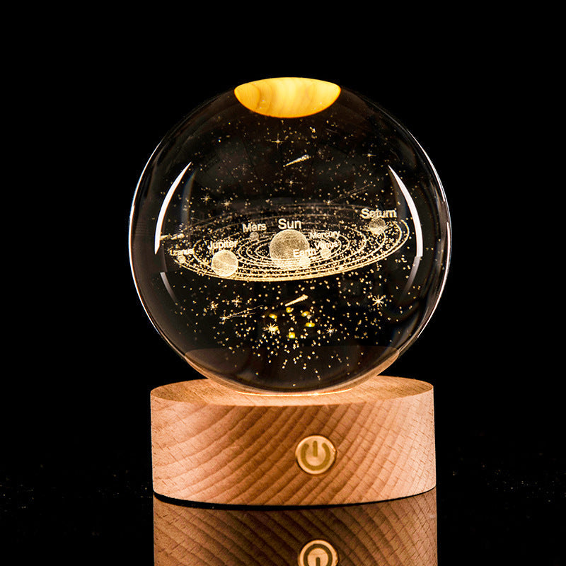 Galaxy Crystal Ball Lamp | Bowlift