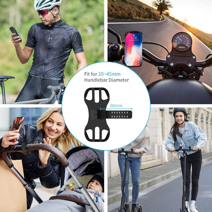 Bicycle phone holder 360° rotatable removable | Bowlift