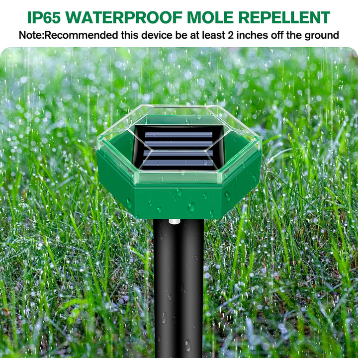 BowLift | Ultrasonic Mole Repellent 4 Pack