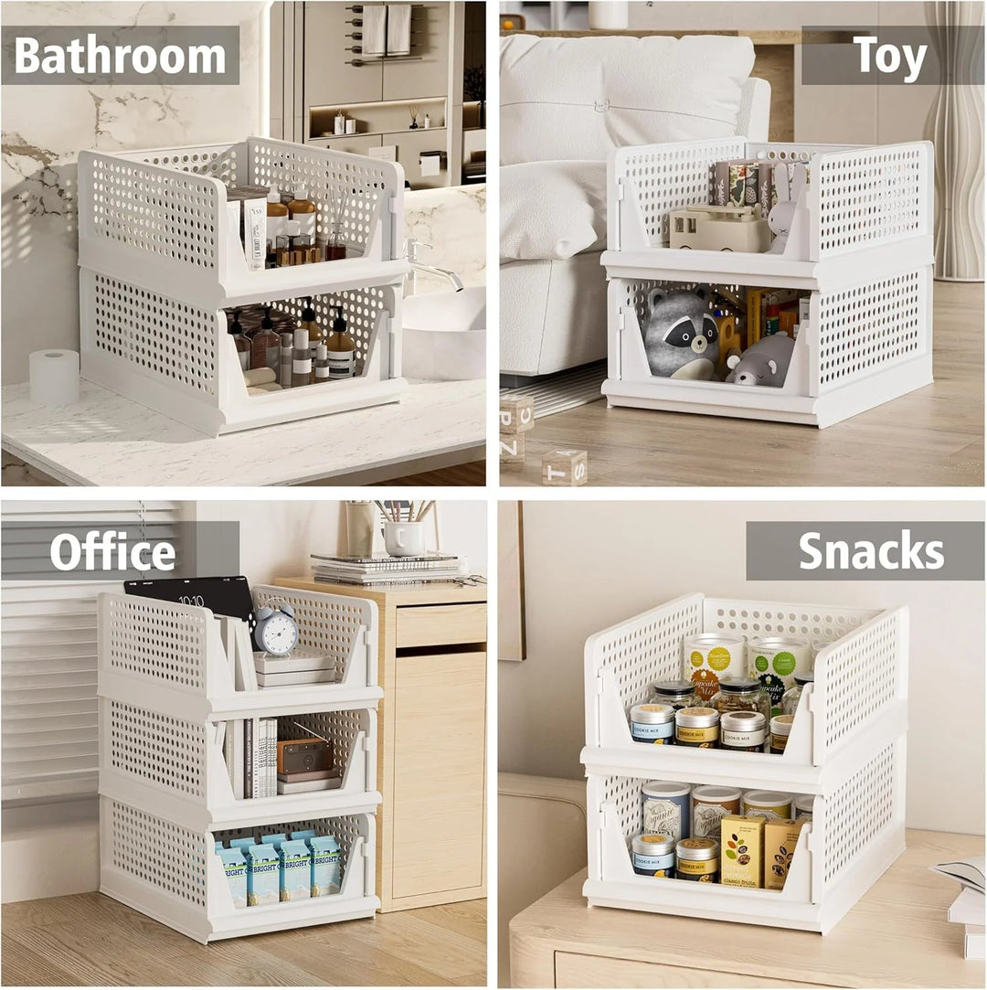 Stackable Wardrobe Storage Organizer For Cloth Storage