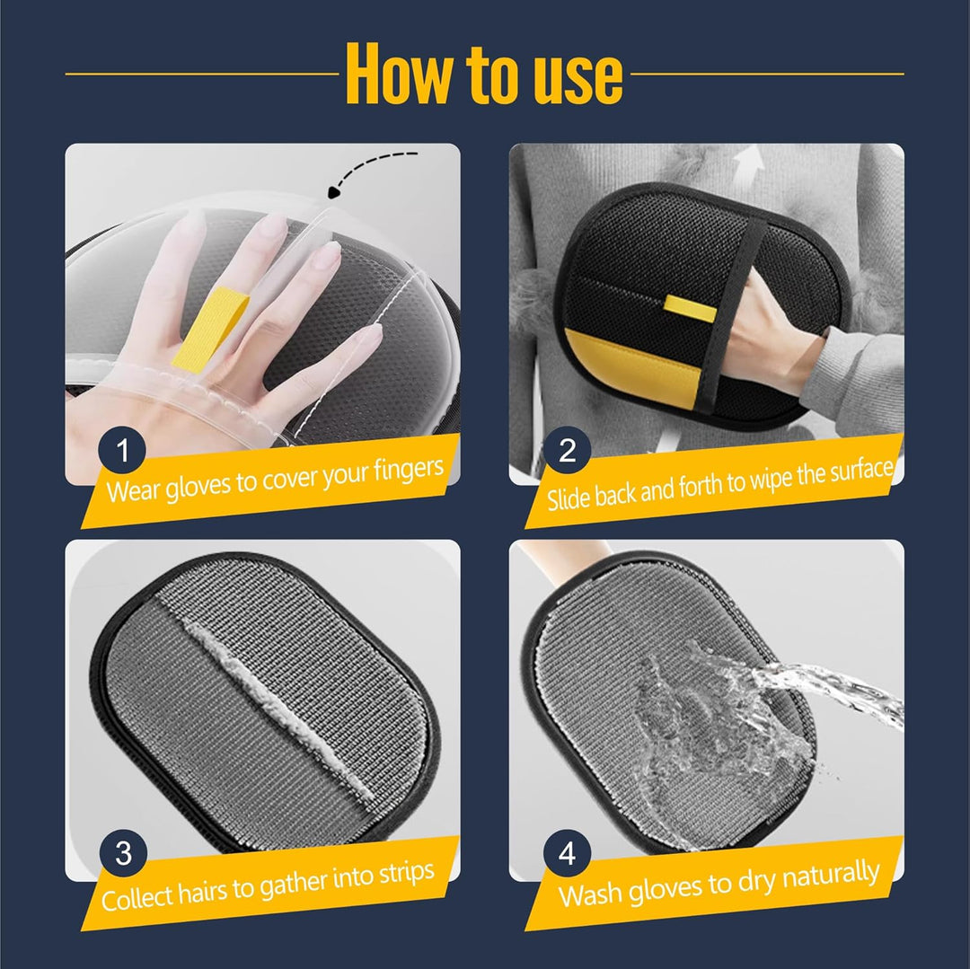 BowLift | FurEase – Pet Hair Removal Glove for All Coat Types | Gentle Grooming & Shedding Solution