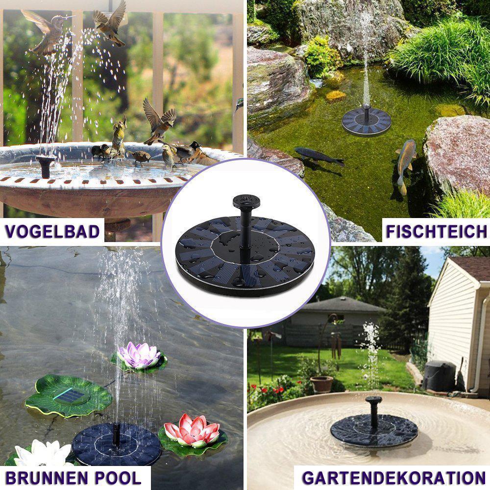 BowLift | Solar Energy Fountain Pump WaterSoft – For Pond, Birdbath or Garden Decoration