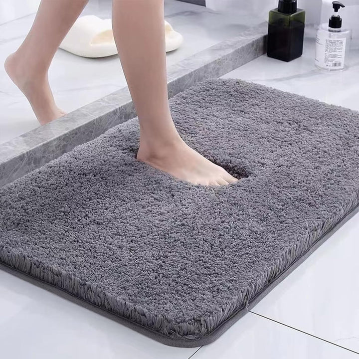 Thick Microfiber Bath Mat - Soft, Absorbent, Non-Slip - Perfect for Bathroom and Bedroom | Bowlift
