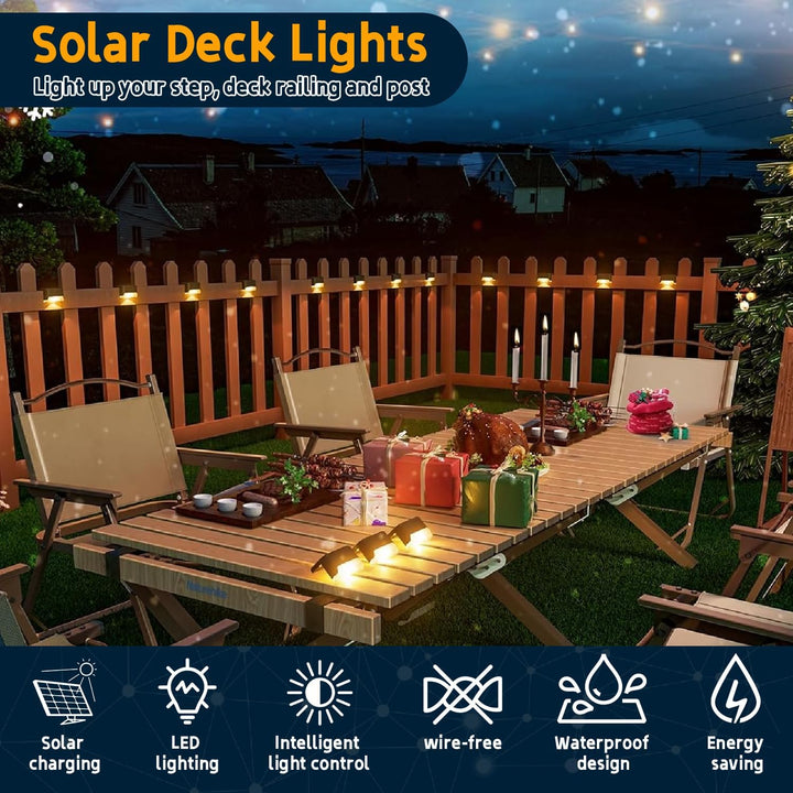 Solar LED Outdoor Lights, Automatic Night Lighting, 4/8/16/20/40 Lamps