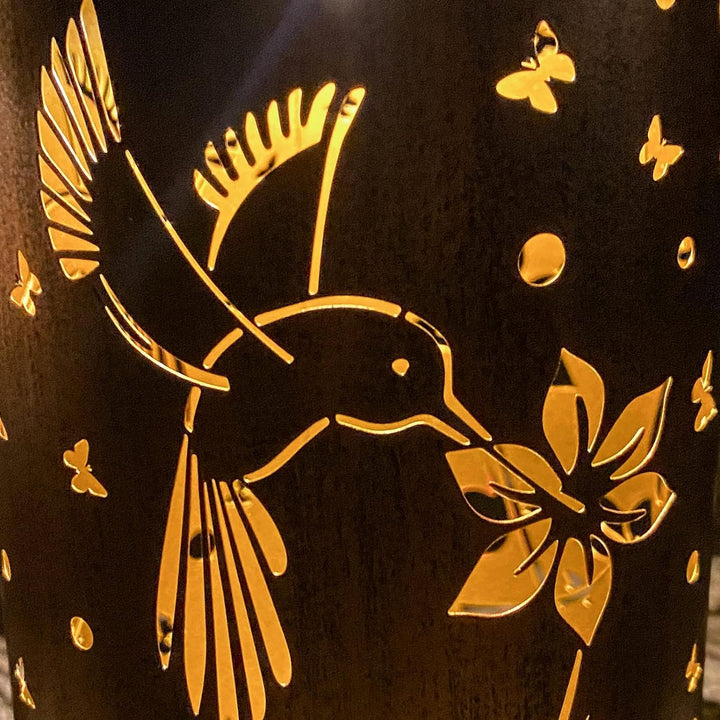 Solar Hummingbird Hollow Lantern Light