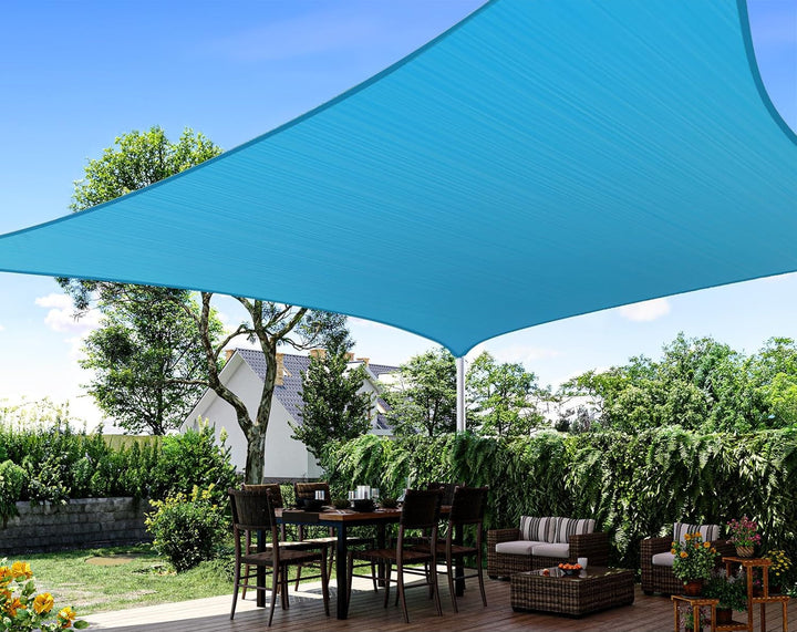 BowLift | Rectangular sun sail – UV-resistant sun protection sail with rope