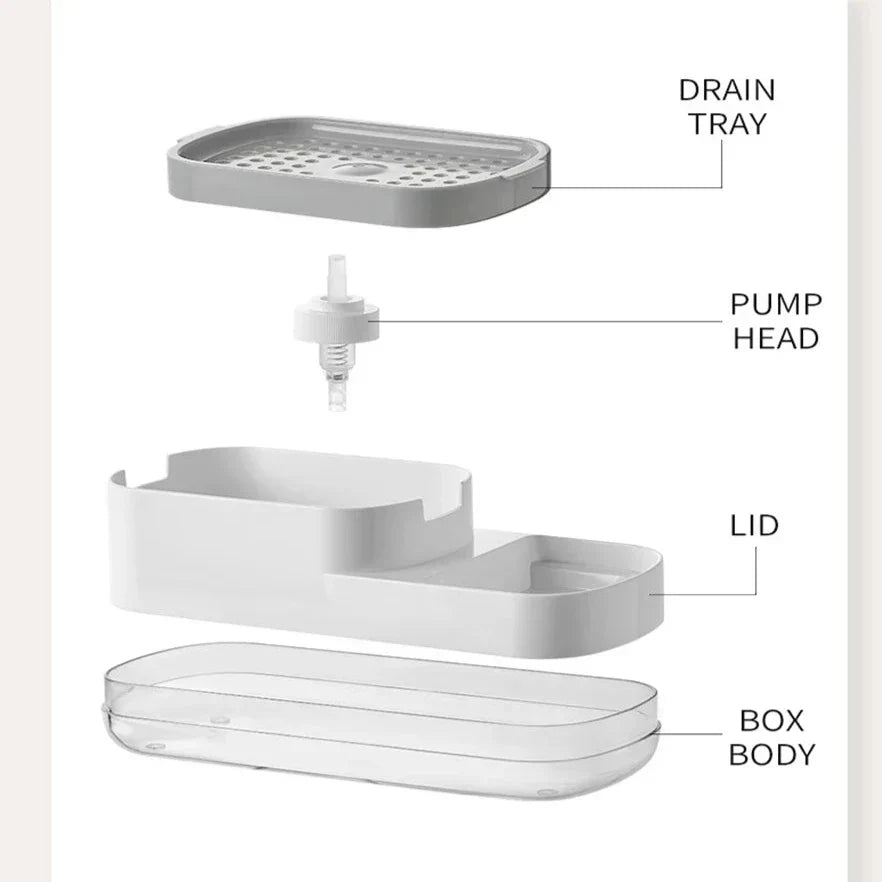BowLift | Sponge Rack Automatic Kitchen Soap Dispenser