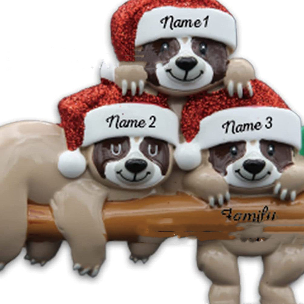 BowLift | Acrylic Personalized Family Christmas Ornament w.Koala Bears; One for each family member