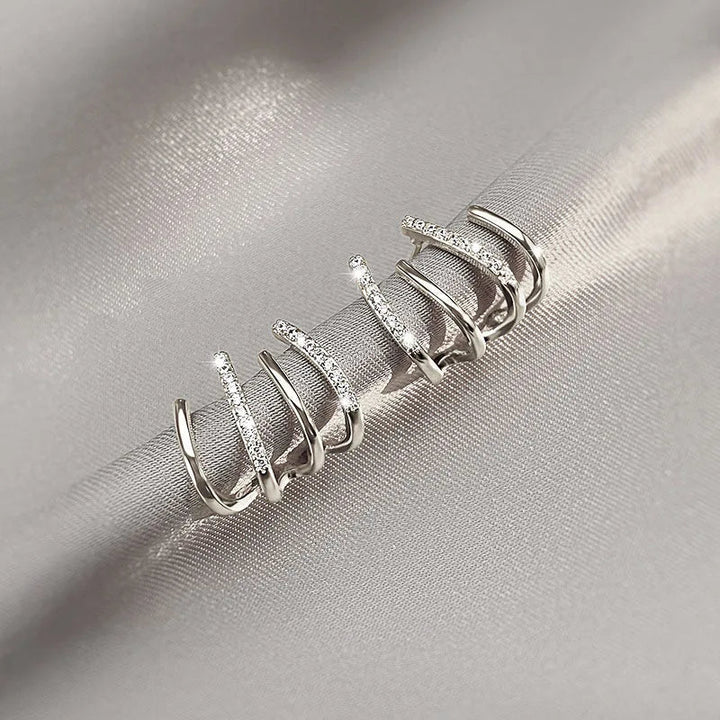 BowLift | Women’s Twist Earrings | Lightweight Statement Jewelry | Hypoallergenic Finish
