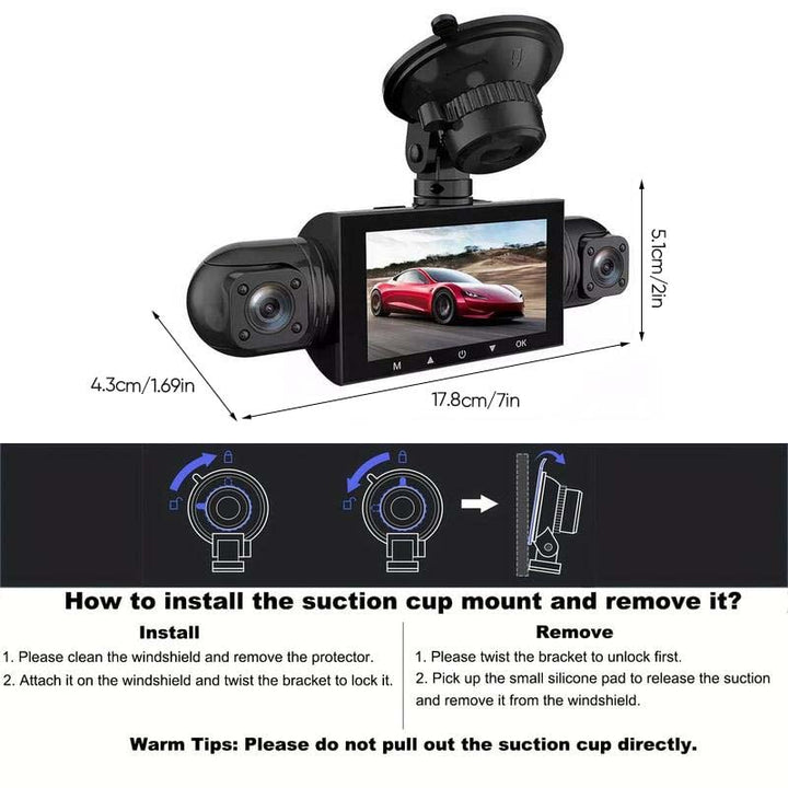 BowLift | 4 Channel FHD Dash Cam