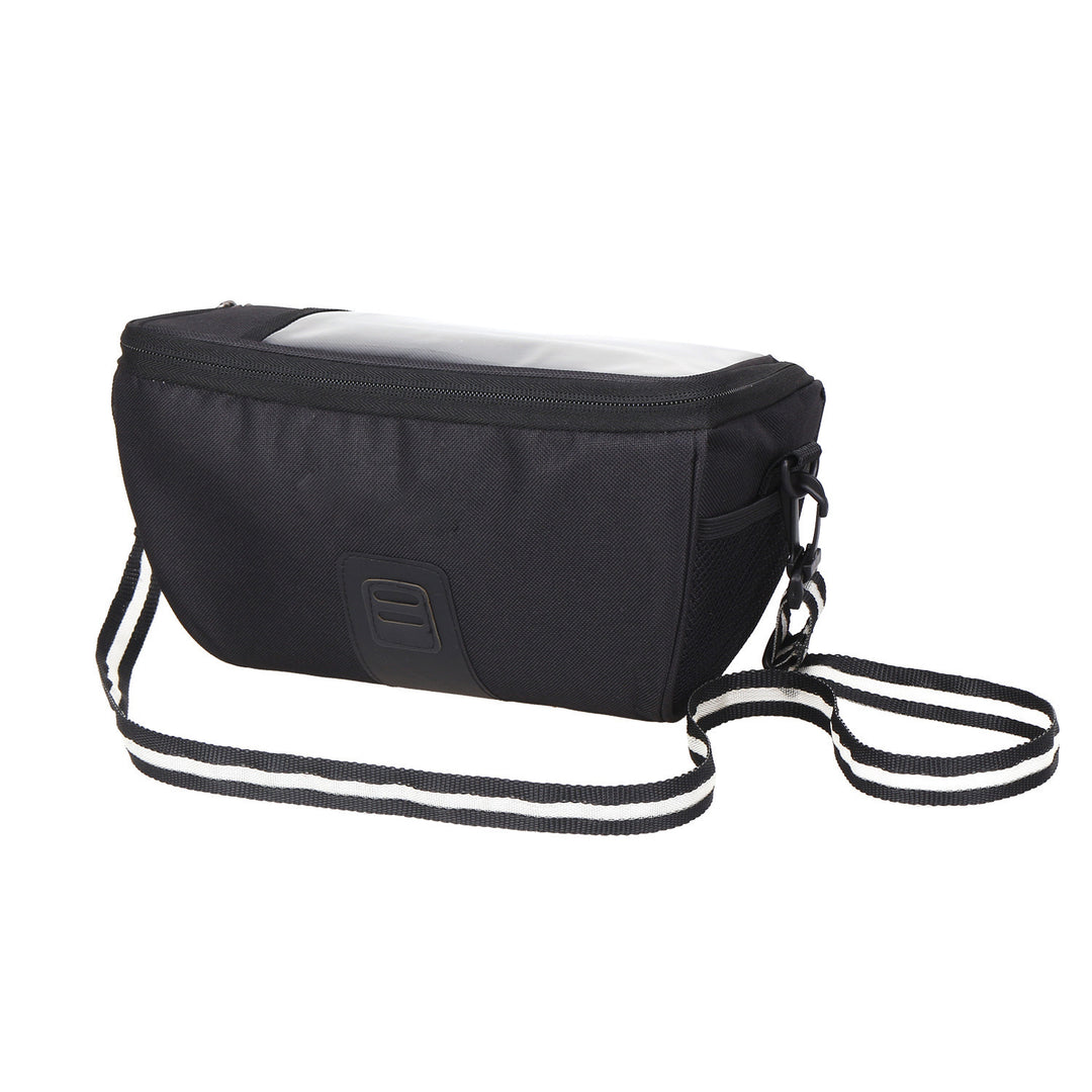 compact bike top tube storage bag with padded phone pocket and water-resistant fabric Bowlift