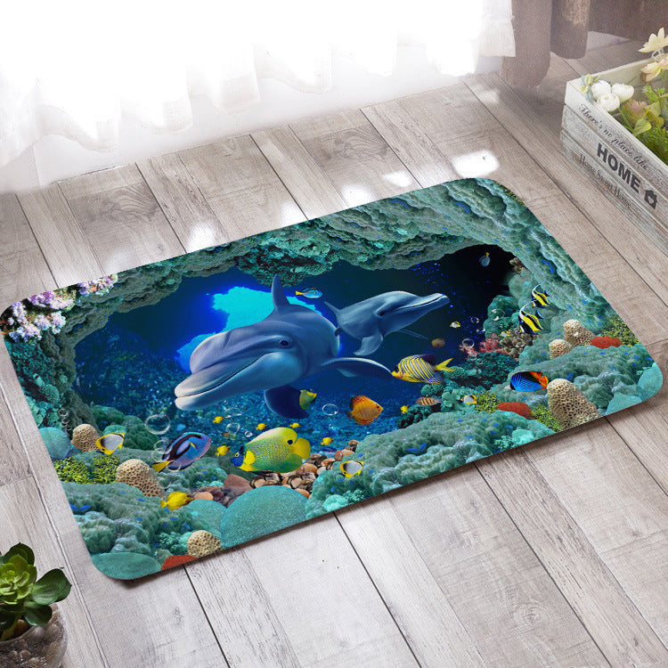 Cute Animal Design Floor Mat Bowlift