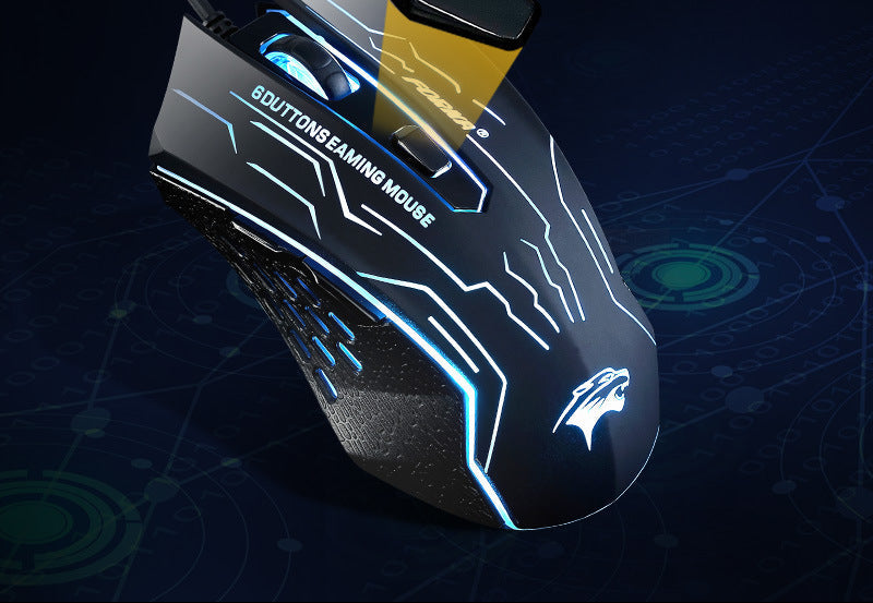 High-Performance RGB Gaming Mouse with Ergonomic Design Bowlift
