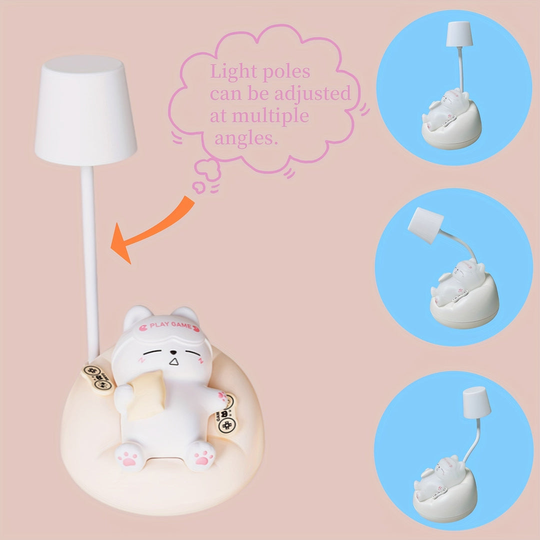 LumiKat Lamp - Cute LED Cat Night Light Bowlift