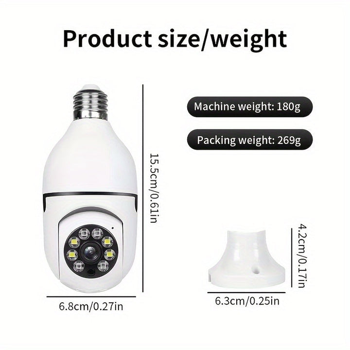 BowLift | Smart Lamp Camera with HD Quality, Night Vision and Two-Way Audio for Enhanced Home Security