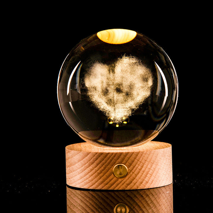 Galaxy Crystal Ball Lamp | Bowlift