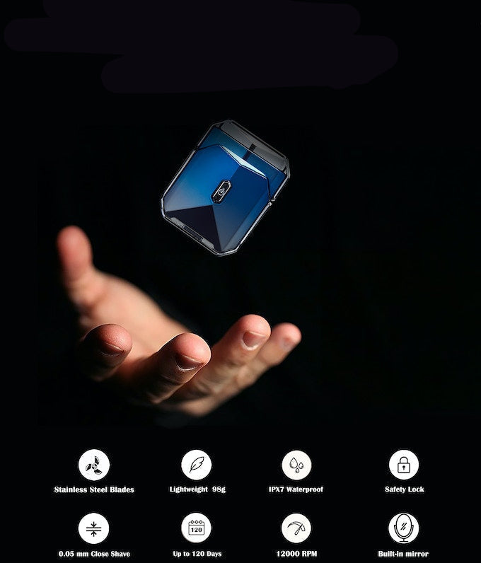 BowLift | LuxRazor Elite Travel Razor | Compact magnetic design for effortless shaving on the go