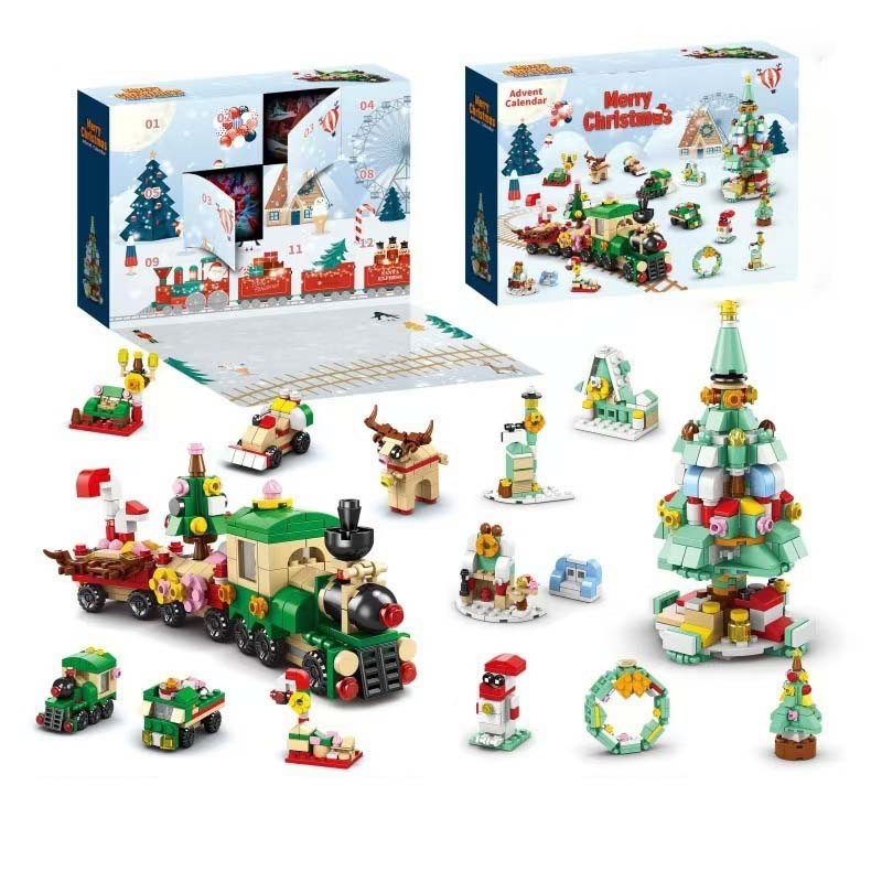 BuildJoy - Festive Building Blocks Advent Calendar Bowlift
