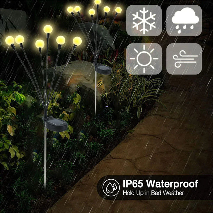 Solar-powered firefly garden light | Bowlift
