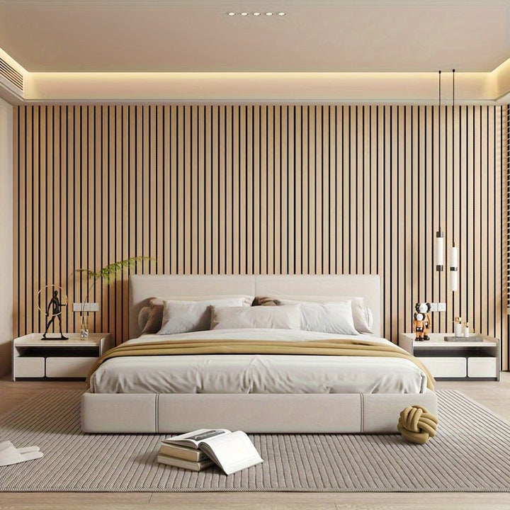 BowLift | HoutLook Wall Panels – Self-adhesive 3D PVC Wall Covering for a Quick Living Experience