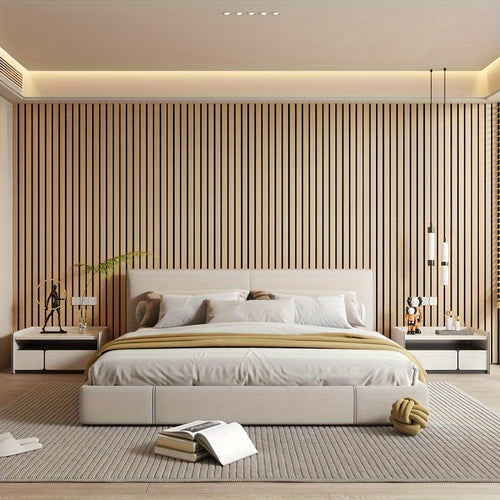 BowLift | HoutLook Wall Panels – Self-adhesive 3D PVC Wall Covering for a Quick Living Experience