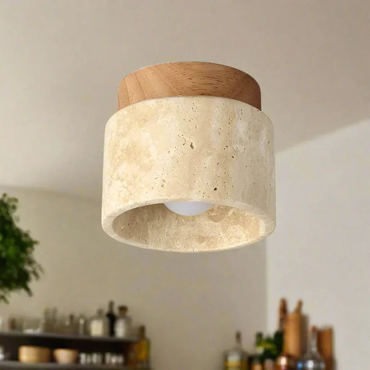 BowLift | Creative Japanese Ceiling Lamp in Cream Style