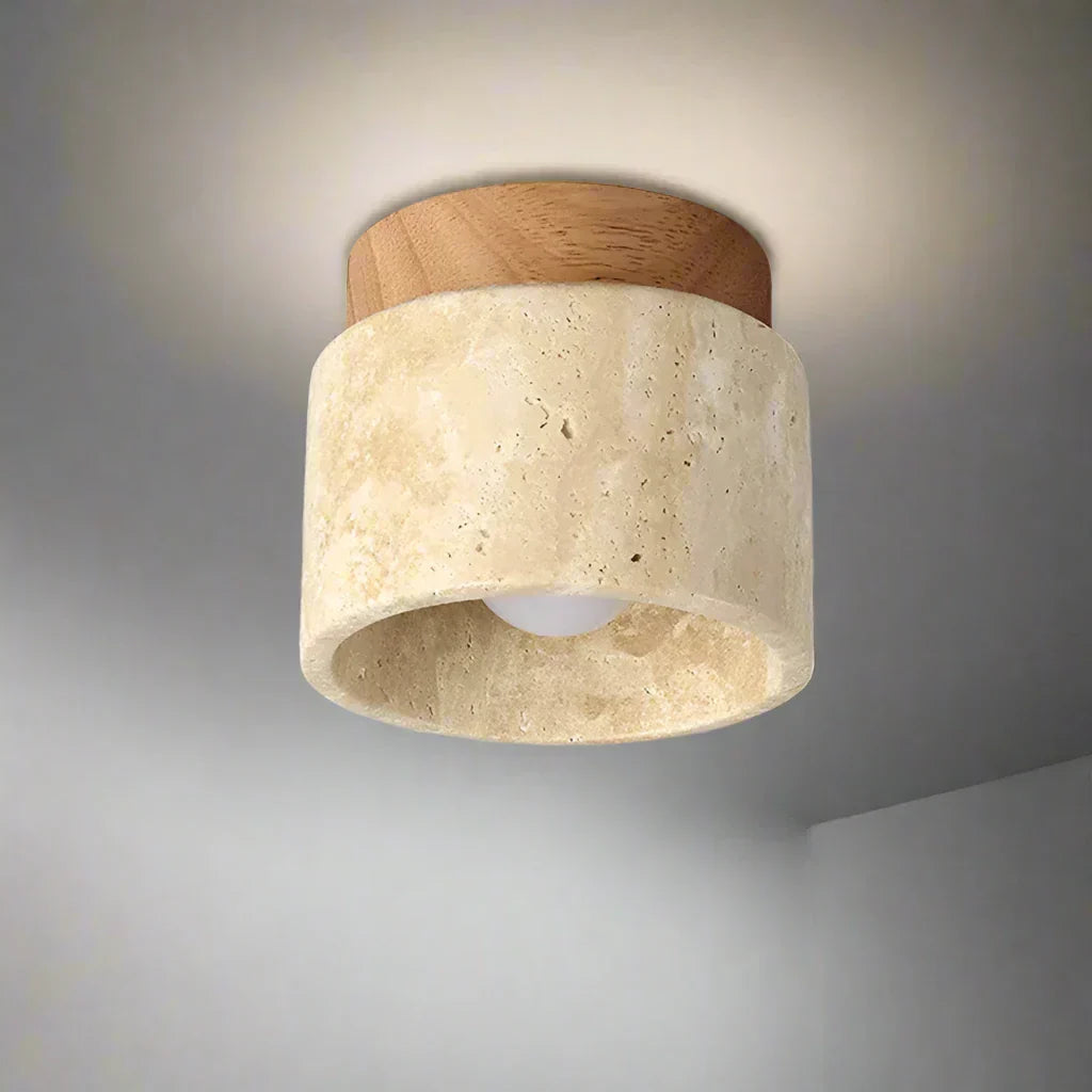 BowLift | Creative Japanese Ceiling Lamp in Cream Style