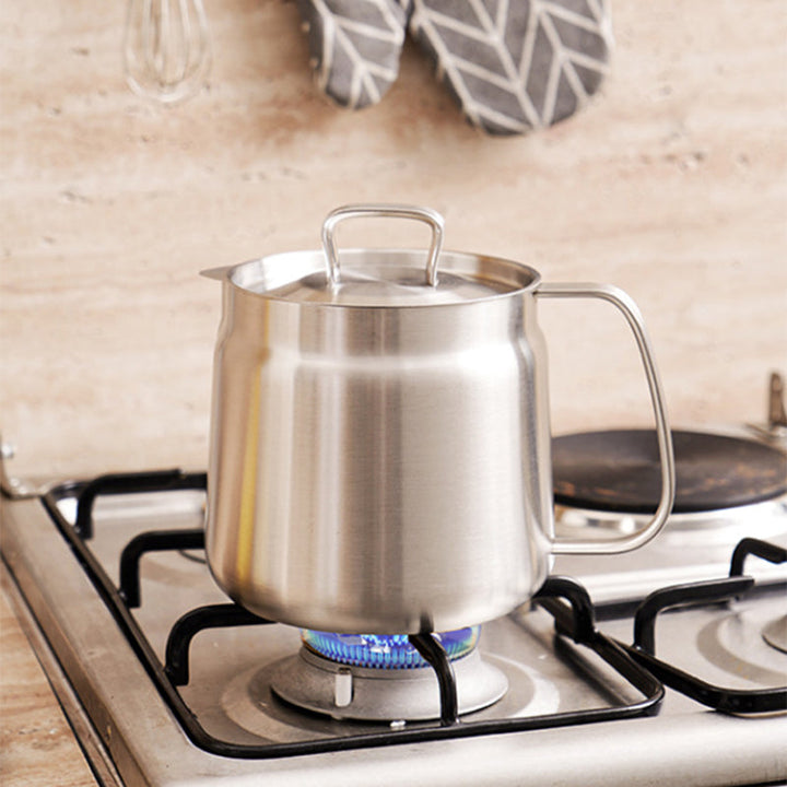 2-in-1 Stainless Steel Multifunctional Oil Strainer Pot | Bowlift