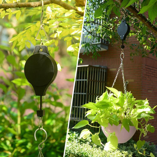 Retractable Hook For Garden Baskets Pots, Birds Feeder | Bowlift