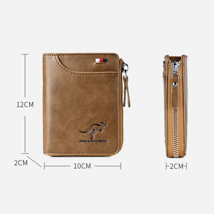 BowLift | WalletPro – Men’s Genuine Leather RFID Anti-Theft Wallet