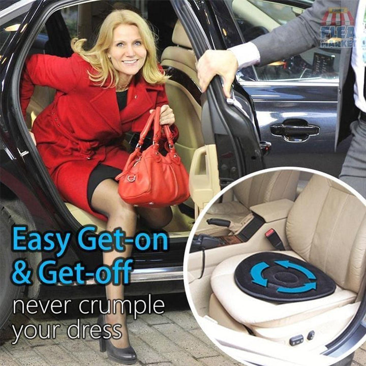 BowLift | TurnEase 360° Rotating Seat Cushion – Comfortable Swivel Cushion for Car, Office & Home