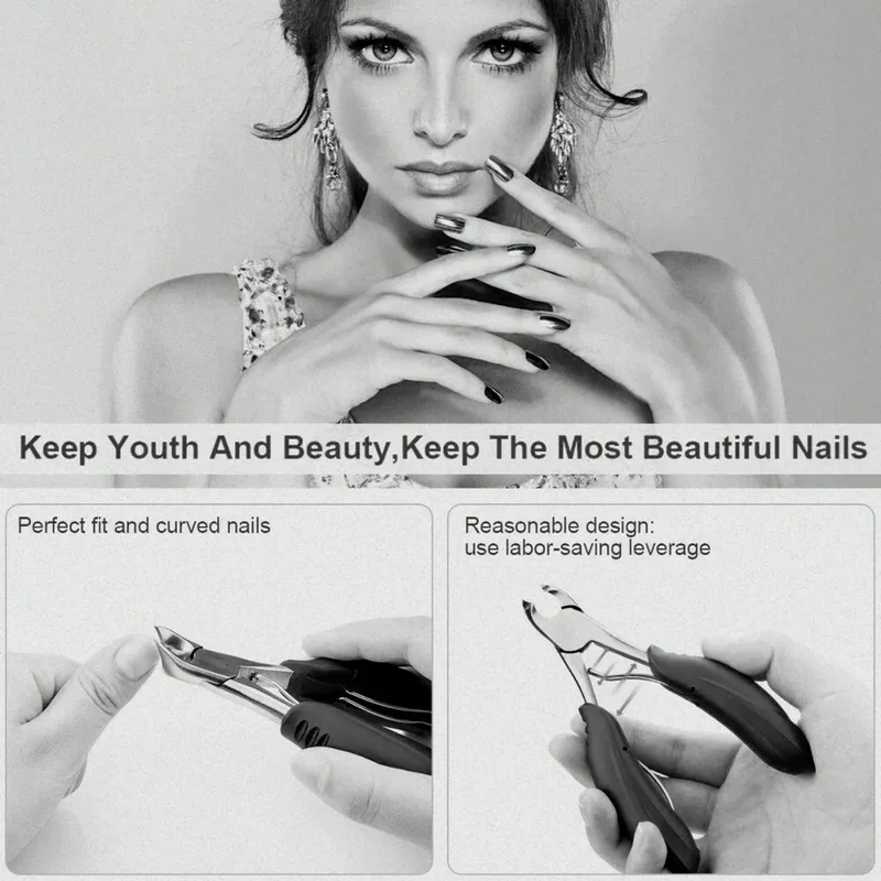 BowLift | Toenail Clipper for Seniors, Sharp, Ergonomic & Ideal for Thick Nails
