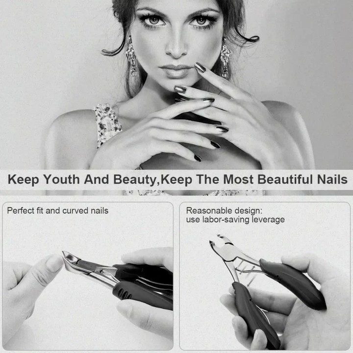 BowLift | Toenail Clipper for Seniors, Sharp, Ergonomic & Ideal for Thick Nails