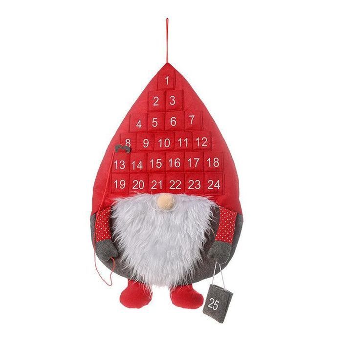 Countdown To Christmas Santa Pendant Advent Calendar | Bowlift