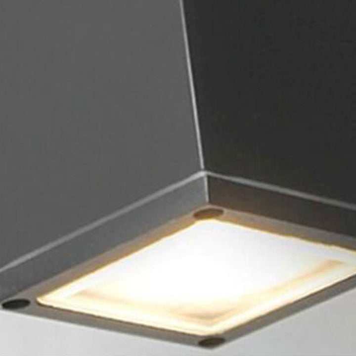 Modern Minimalist Square Column LED Luminous Outdoor Waterproof Wall Sconce Lamp | Bowlift