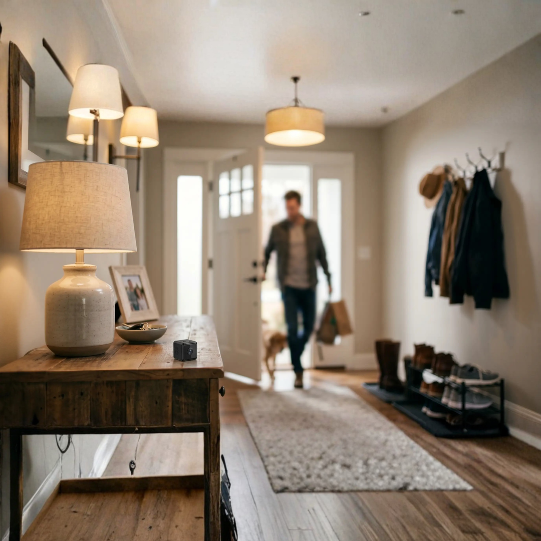 BowLift | 1080P Wireless WiFi Security Camera | Weather-Resistant, App-Controlled & Ideal for Indoor and Outdoor Surveillance | Small Closed Circuit Camera