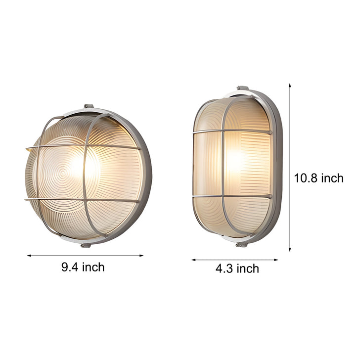RetroGlow – Industrial Wall Light for Outdoors | Bowlift