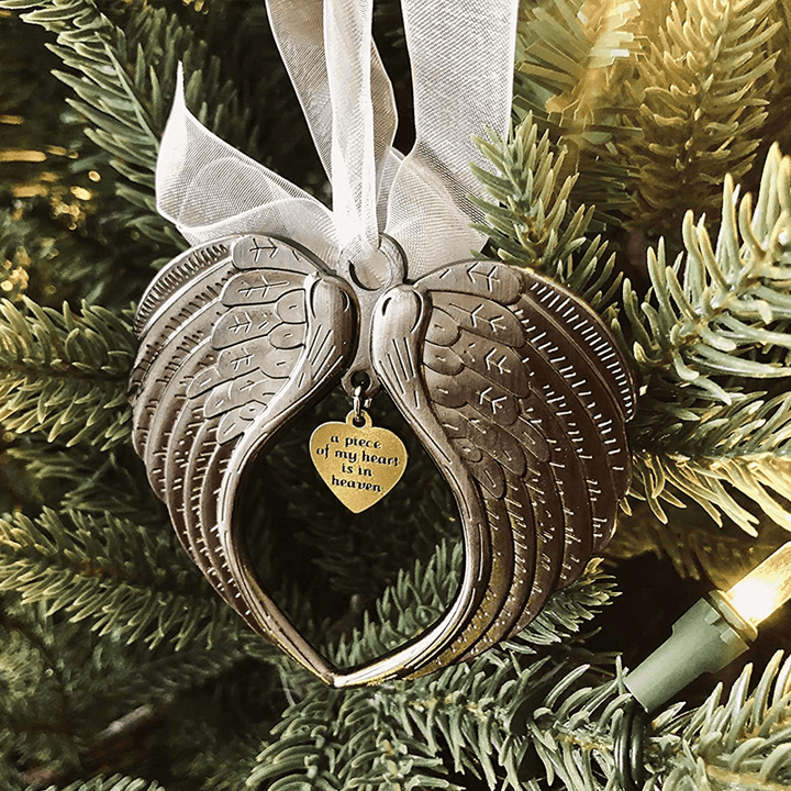BowLift | 🎄Christmas Tree Memorial Ornaments Angel Wings Bell Hangings Hanging Decoration