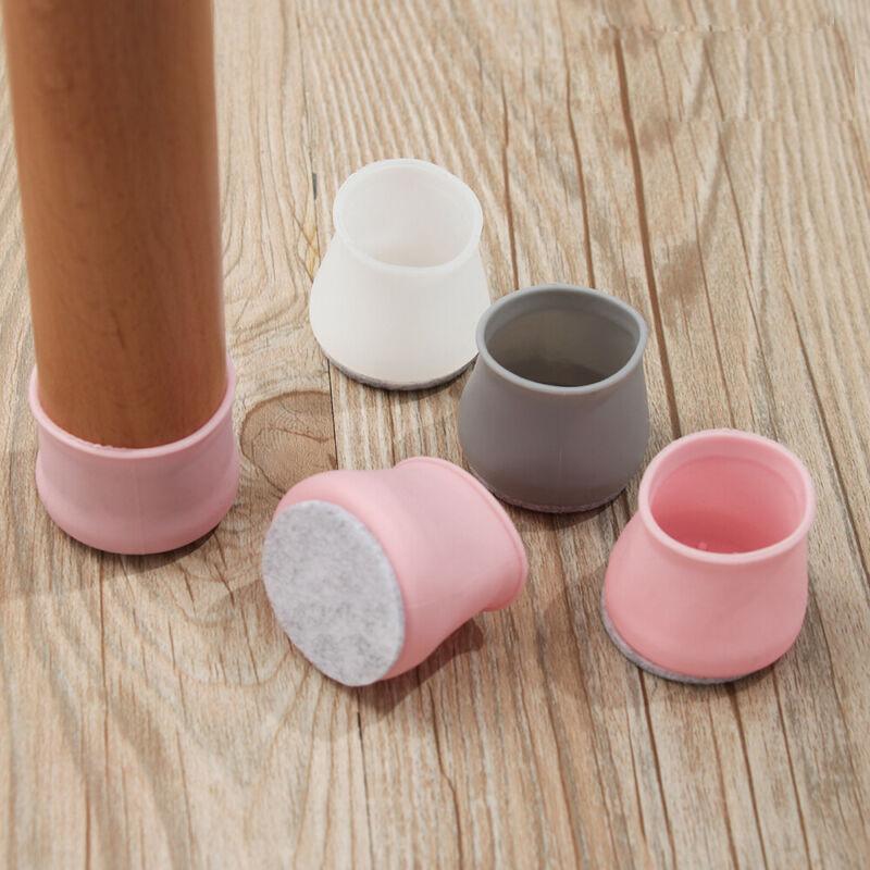 Upgraded Furniture Silicone Protection Covers Chair Leg Covers with Felt | Bowlift
