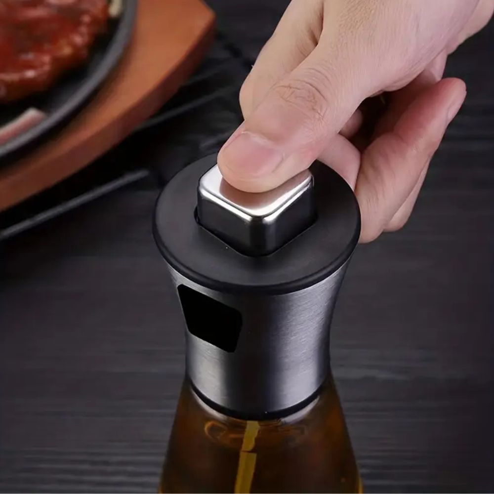 BowLift | Stainless Crystal Oil Spray Bottle