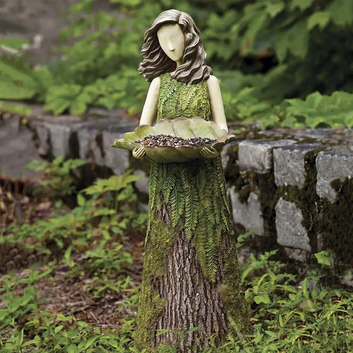 Forest Girl Bird Feeder | Bowlift